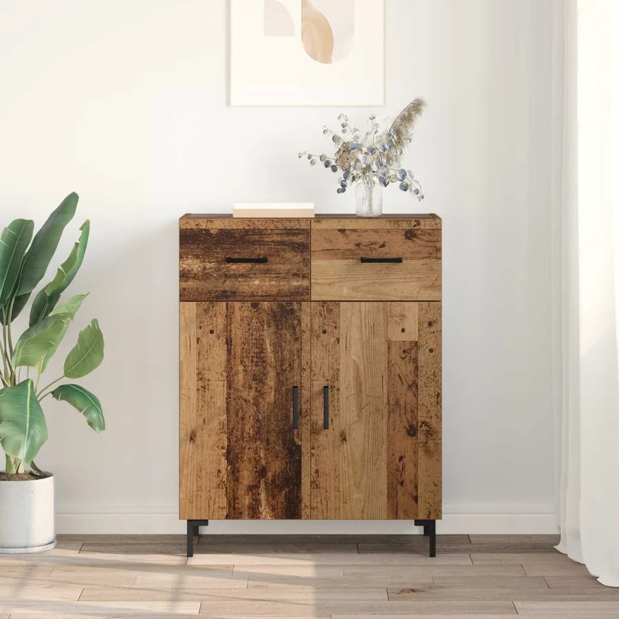 Buffet Bois ancien 69,5 x 34 x 90 cm Bois d'ingénierie - 4