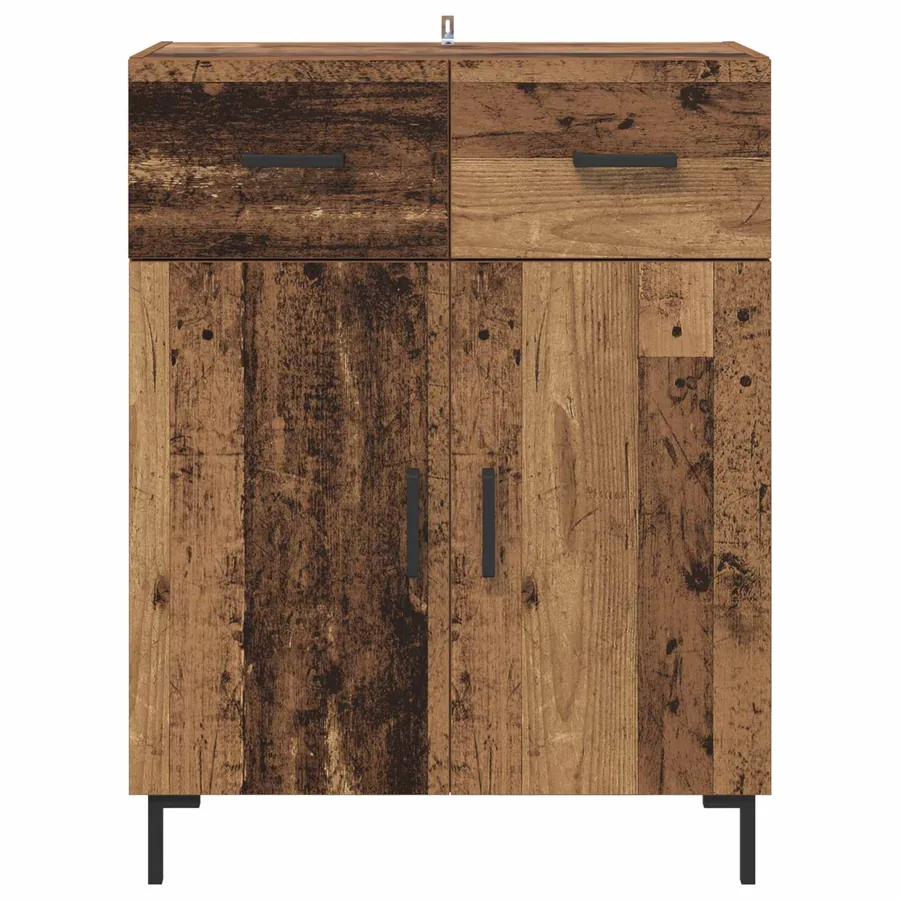 Buffet Bois ancien 69,5 x 34 x 90 cm Bois d'ingénierie - 6