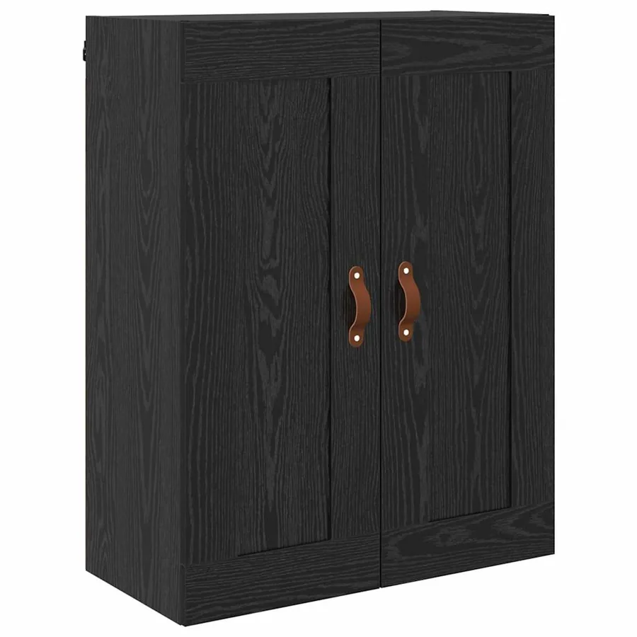 Meuble mural Chêne noir 69,5 x 34 x 90 cm Bois d'ingénierie - 2