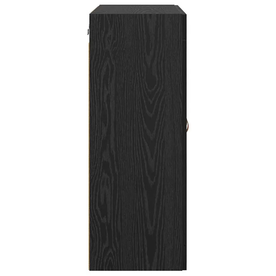 Meuble mural Chêne noir 69,5 x 34 x 90 cm Bois d'ingénierie - 7