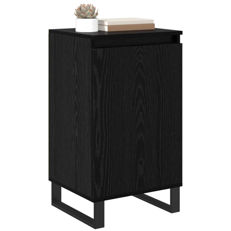 Buffet Chêne noir 40 x 35 x 70 cm Bois d'ingénierie - 3