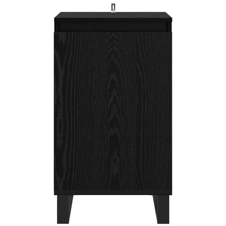 Buffet Chêne noir 40 x 35 x 70 cm Bois d'ingénierie - 6