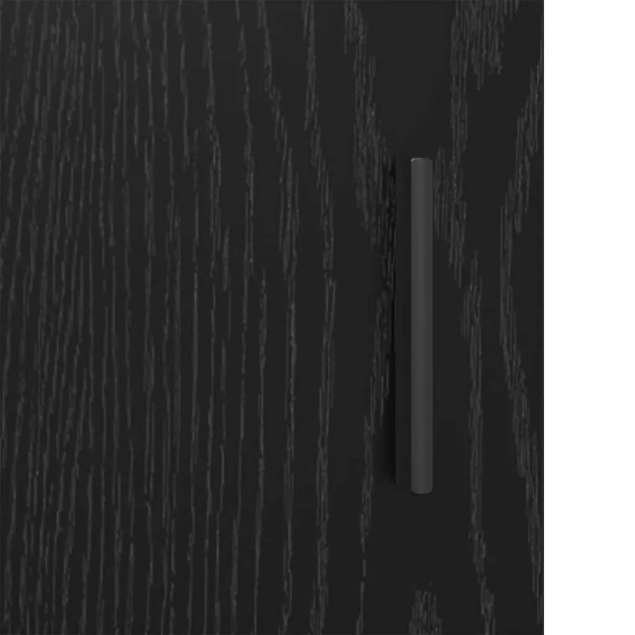 Buffet Chêne noir 30 x 80 x 90 cm Bois d'ingénierie - 10