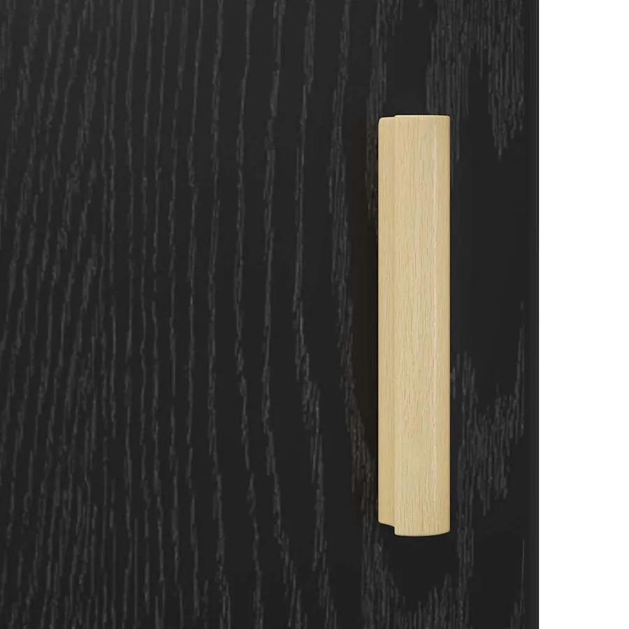 Buffet Chêne noir 70 x 34 x 90 cm Bois d'ingénierie - 9