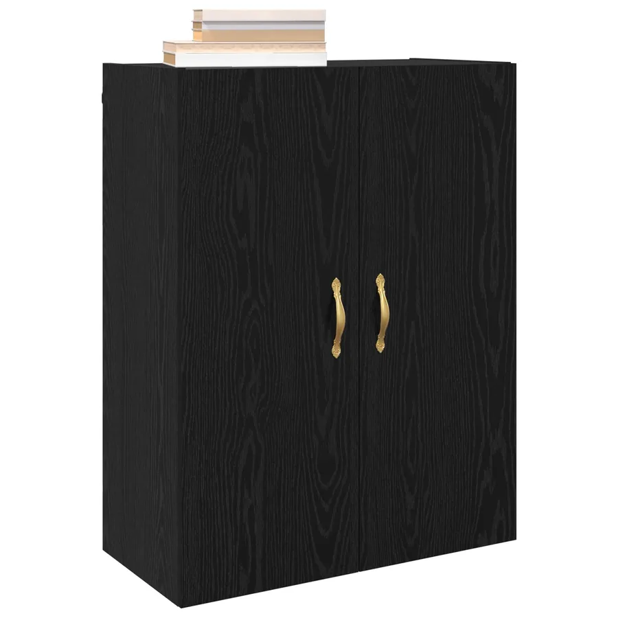 Armoire Murale Montage mural 2 pcs Chêne noir 69,5 x 34 x 90 cm - 3