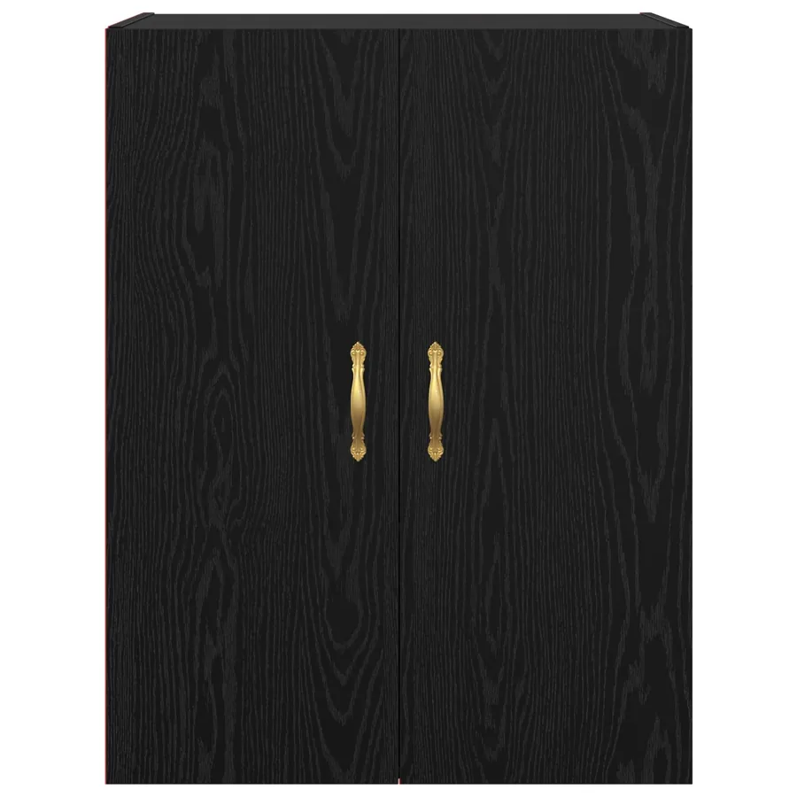 Armoire Murale Montage mural 2 pcs Chêne noir 69,5 x 34 x 90 cm - 7