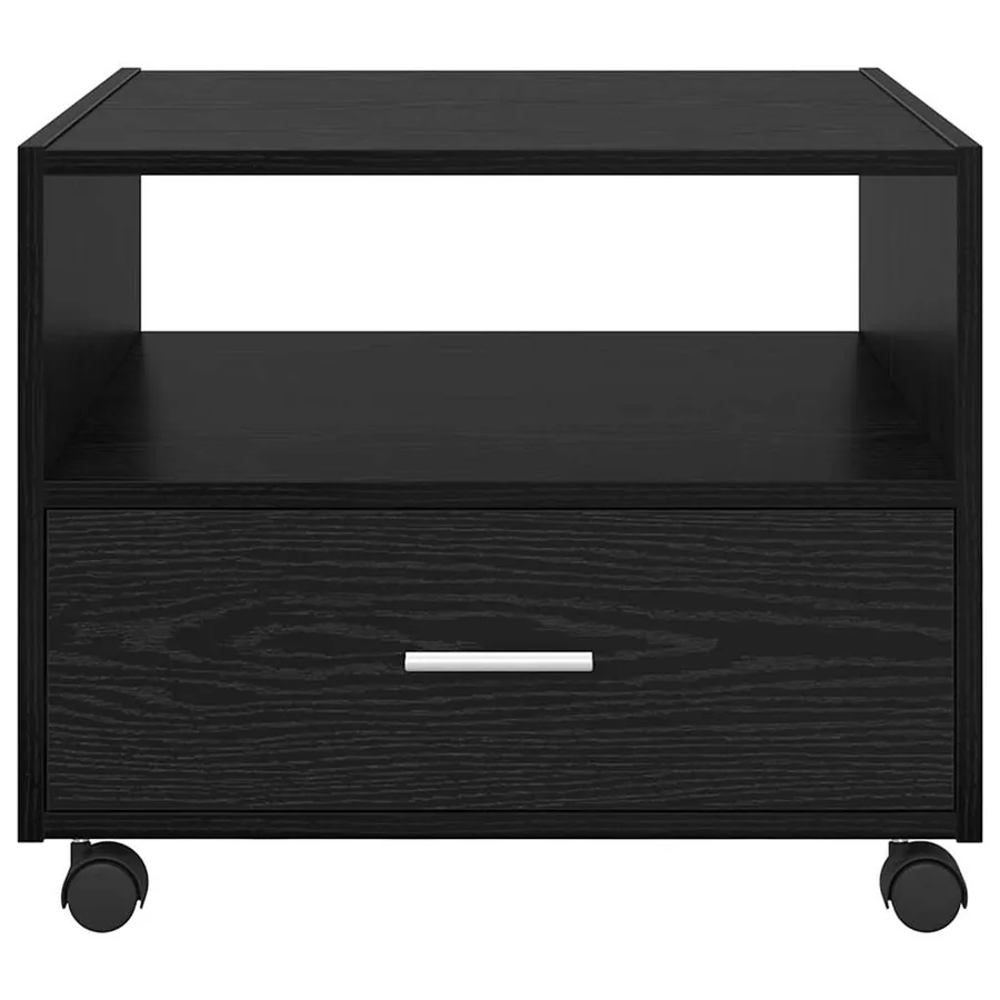 Table basse Chêne noir 55 x 55 x 45cm Bois d'ingénierie - 6