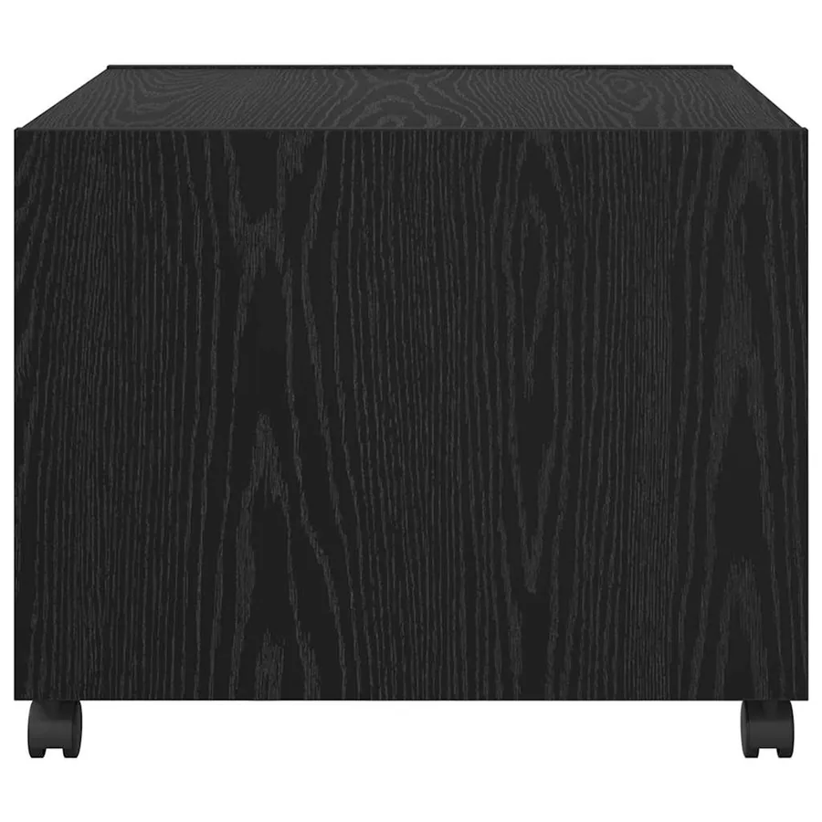 Table basse Chêne noir 55 x 55 x 45cm Bois d'ingénierie - 7