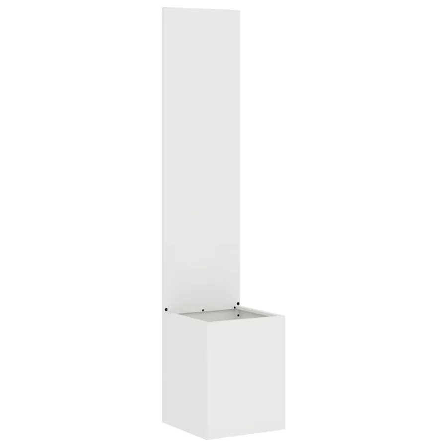 Écran de confidentialité de jardin Fretwork Blanc 32 x 150 cm - 2