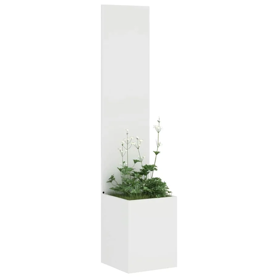 Écran de confidentialité de jardin Fretwork Blanc 32 x 150 cm - 3