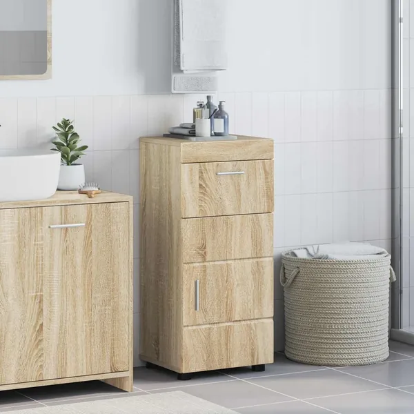 Ensemble d'armoire de salle de bain TULUM Chêne Sonoma