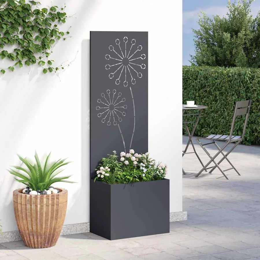 Écran de confidentialité de jardin Anthracite 50 x 150 cm - 4