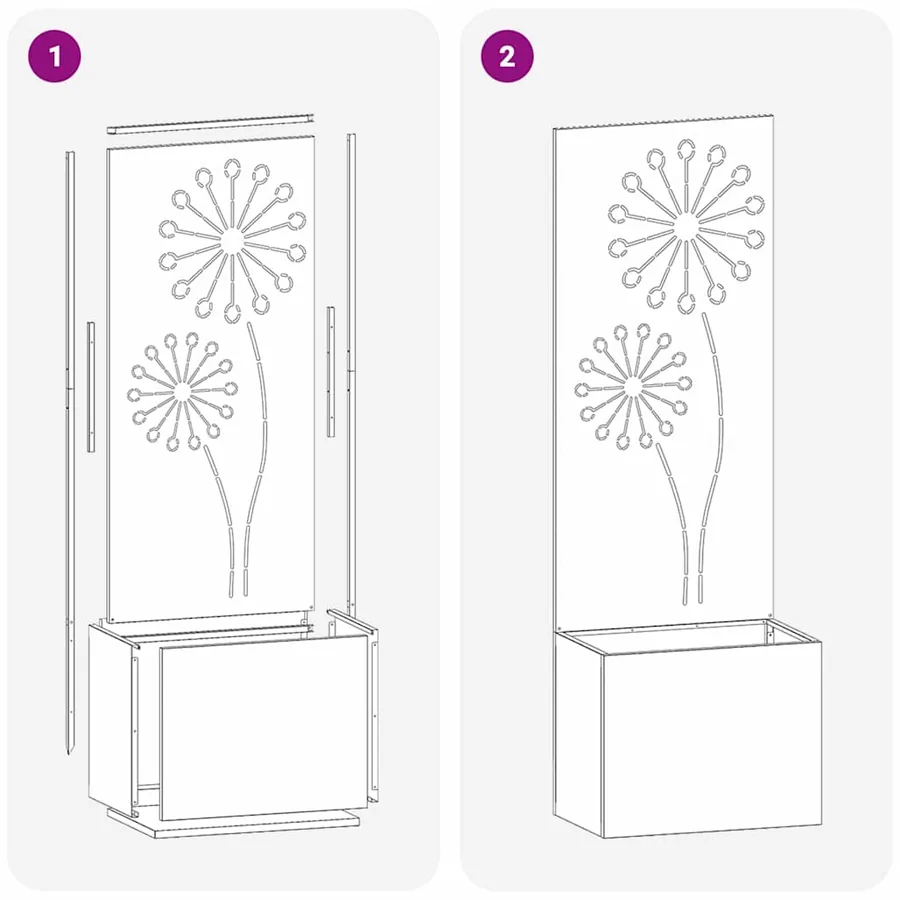 Écran de confidentialité de jardin Anthracite 50 x 150 cm - 9