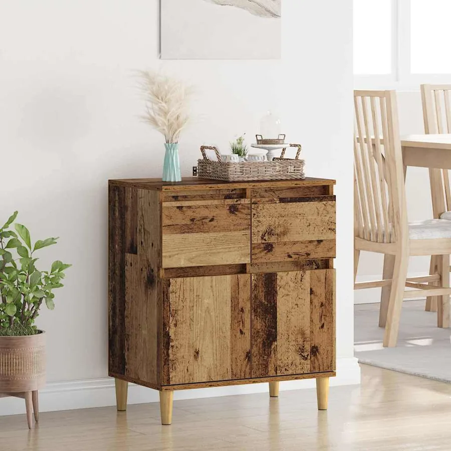 Buffet Bois Ancien 60 x 35 x 70 cm Bois d'ingénierie