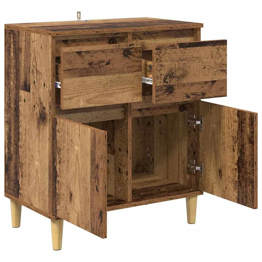 Buffet Bois Ancien 60 x 35 x 70 cm Bois d'ingénierie - 5