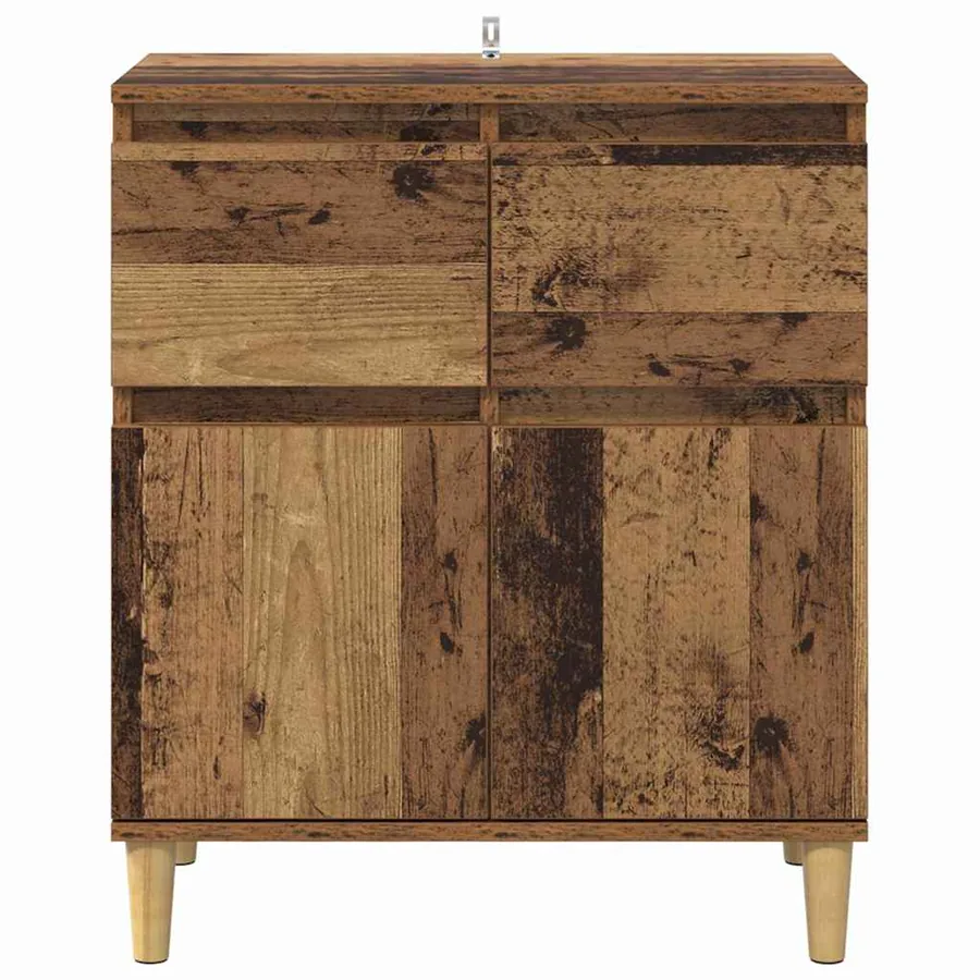 Buffet Bois Ancien 60 x 35 x 70 cm Bois d'ingénierie - 6