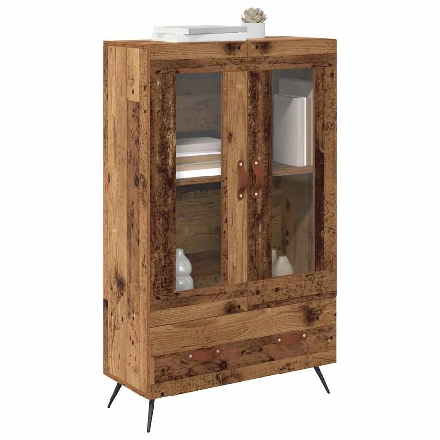 Haut Armoire avec tiroir Bois Ancien 69,5 x 31 x 115 cm - 3