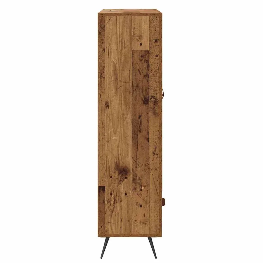 Haut Armoire avec tiroir Bois Ancien 69,5 x 31 x 115 cm - 7