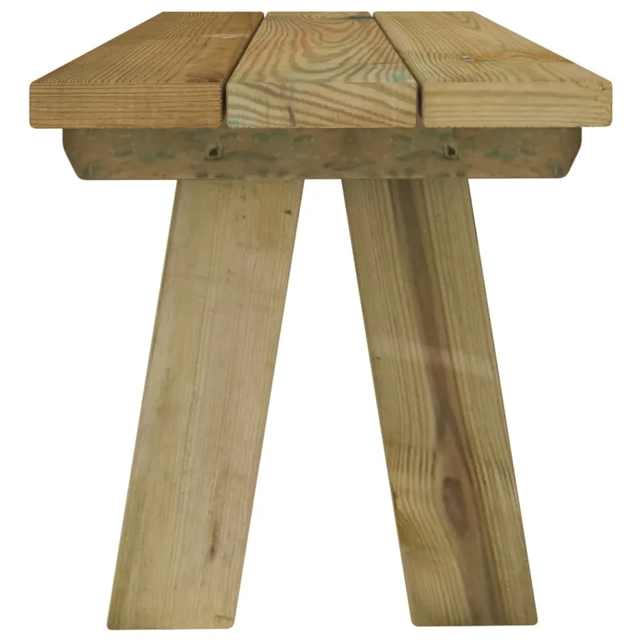 Banc de jardin 110 cm bois de pin massif imprégné - 4