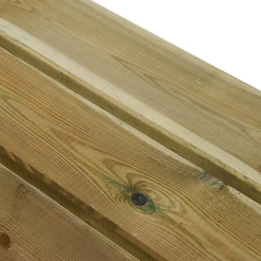 Banc de jardin 110 cm bois de pin massif imprégné - 6