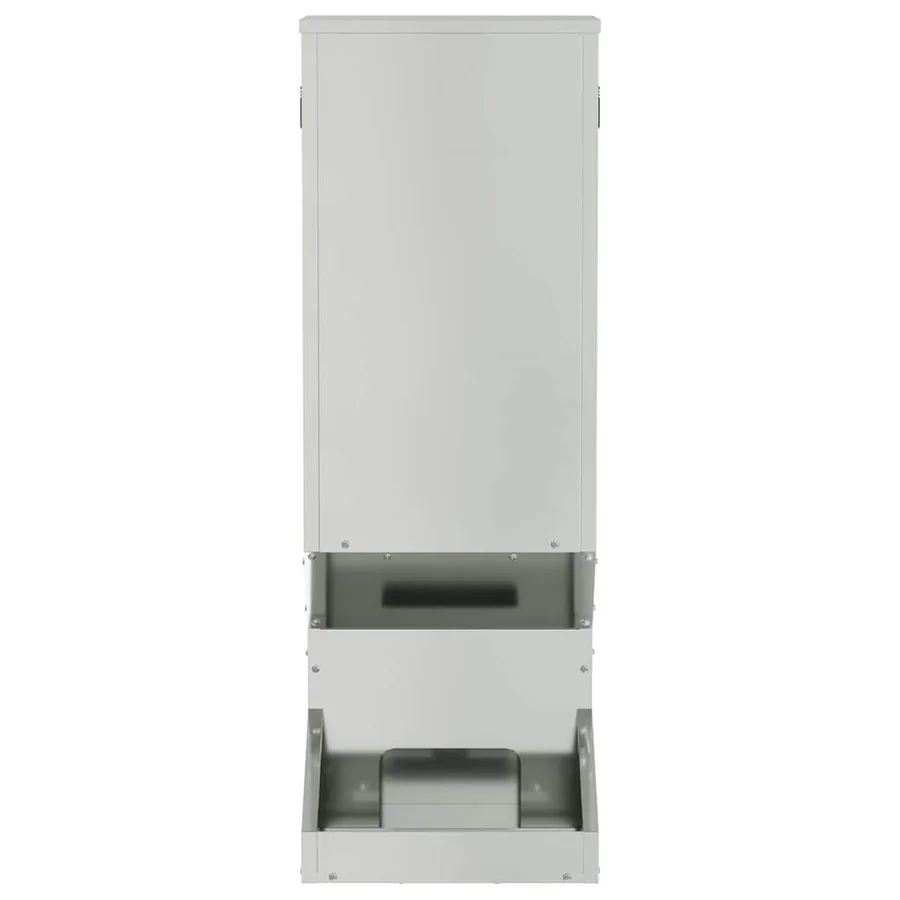 Nourrisseur pour cerfs Argent 28 x 30 x 80 cm Acier galvanisé - 5