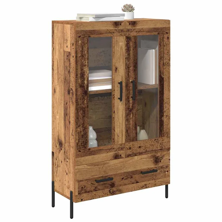 Haut Armoire avec tiroir Corona Bois Ancien 69,5 x 31 x 115 cm - 3