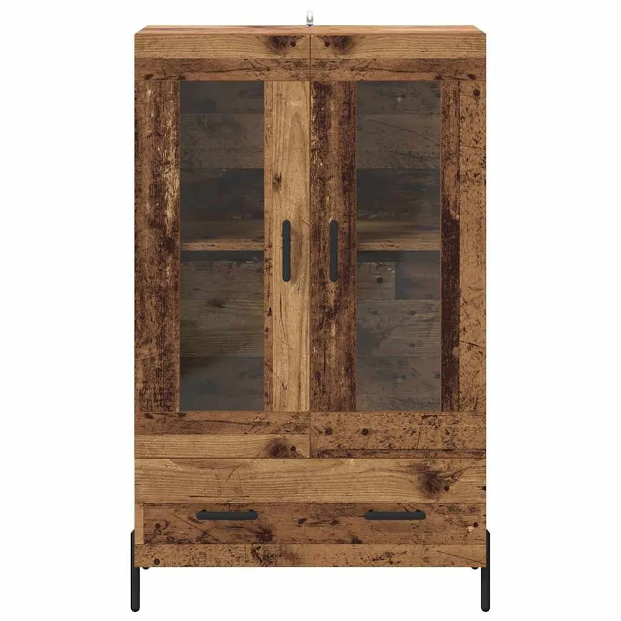 Haut Armoire avec tiroir Corona Bois Ancien 69,5 x 31 x 115 cm - 6