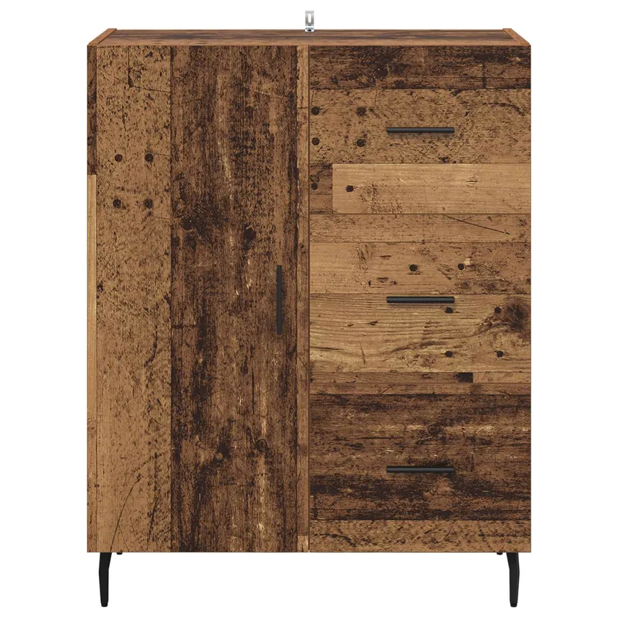 Buffet Bois Ancien 69,5 x 34 x 90 cm Bois d'ingénierie et fer - 6