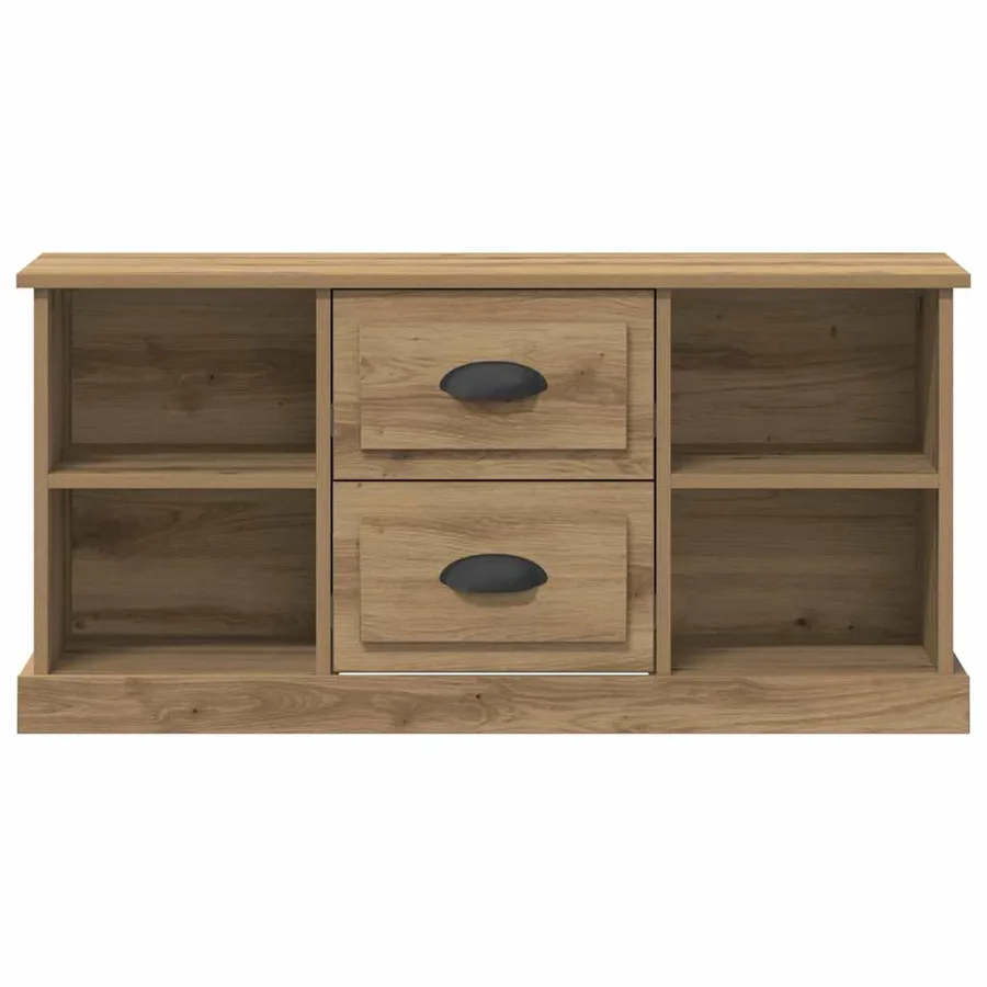 Meuble TV 99,5 x 35,5 x 48 cm Chêne artisanal Bois d'ingénierie - 6