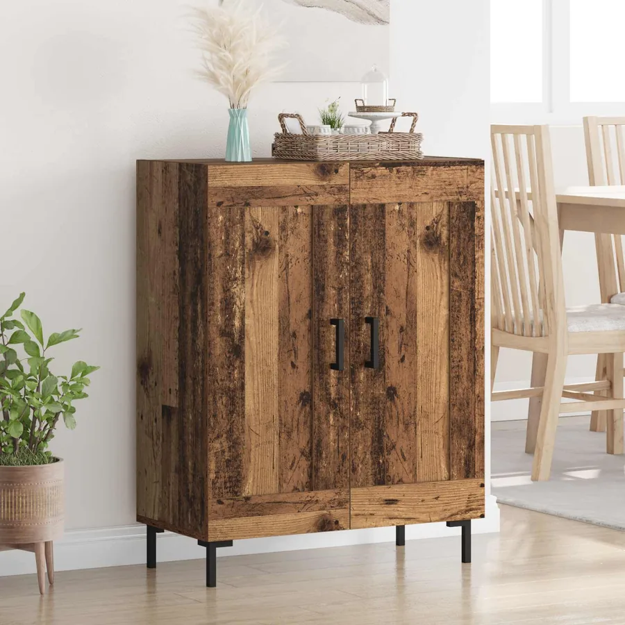 Buffet Bois Ancien 69,5 x 34 x 90 cm Bois d'ingénierie et fer