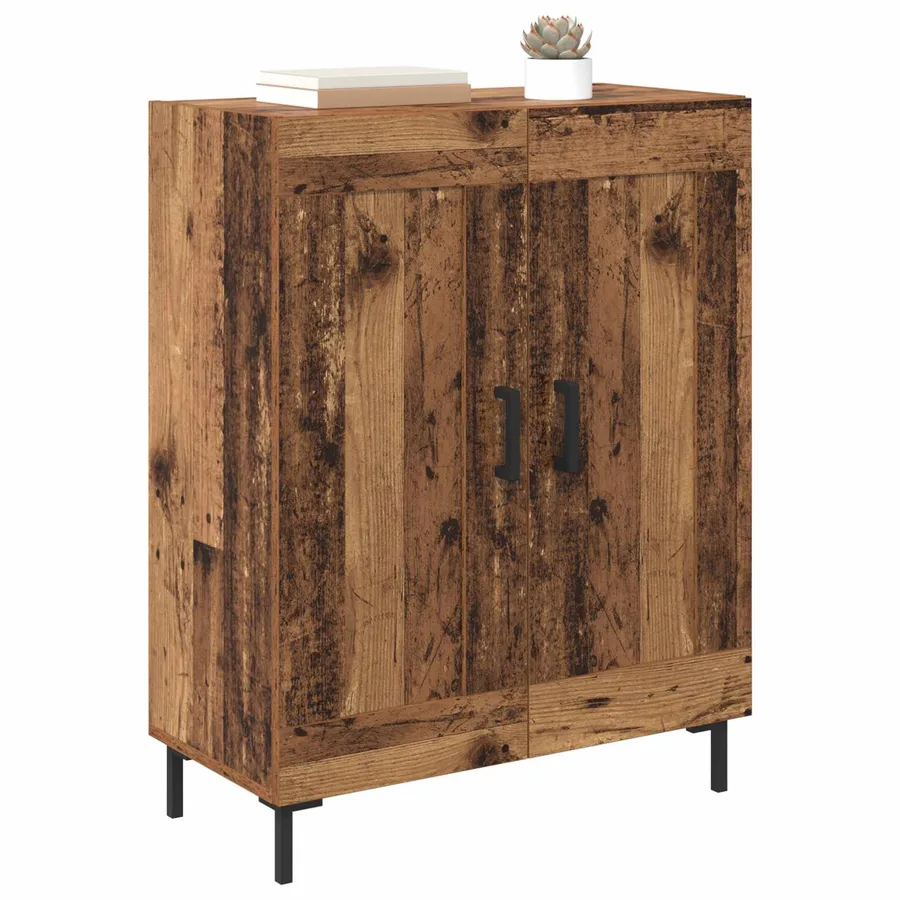 Buffet Bois Ancien 69,5 x 34 x 90 cm Bois d'ingénierie et fer - 3