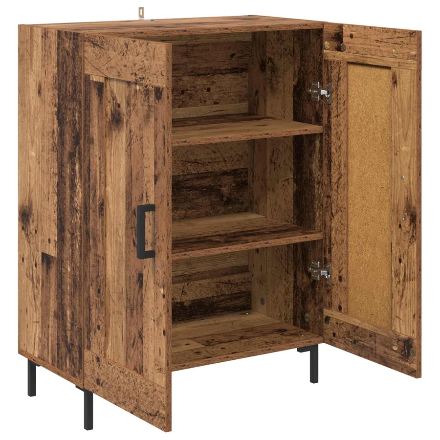 Buffet Bois Ancien 69,5 x 34 x 90 cm Bois d'ingénierie et fer - 5