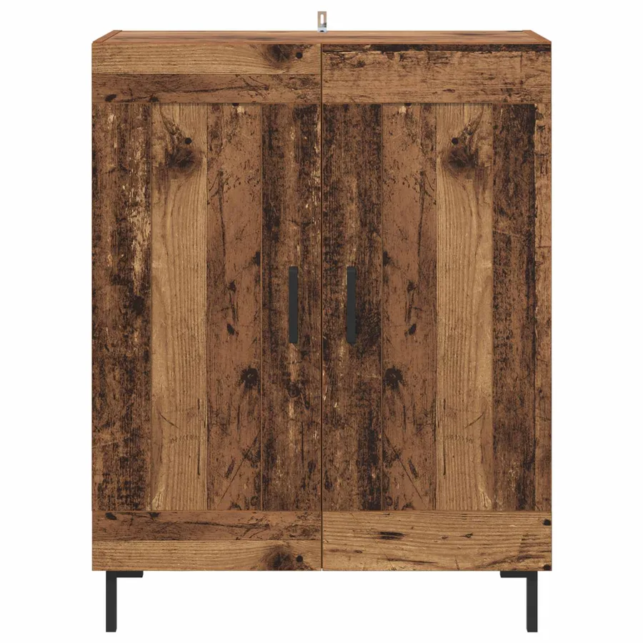 Buffet Bois Ancien 69,5 x 34 x 90 cm Bois d'ingénierie et fer - 6