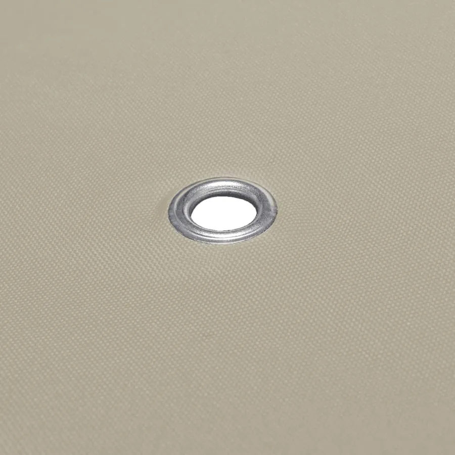 Recouvrement de remplacement d'auvent 310 g/m² Beige 3x3 m - 5