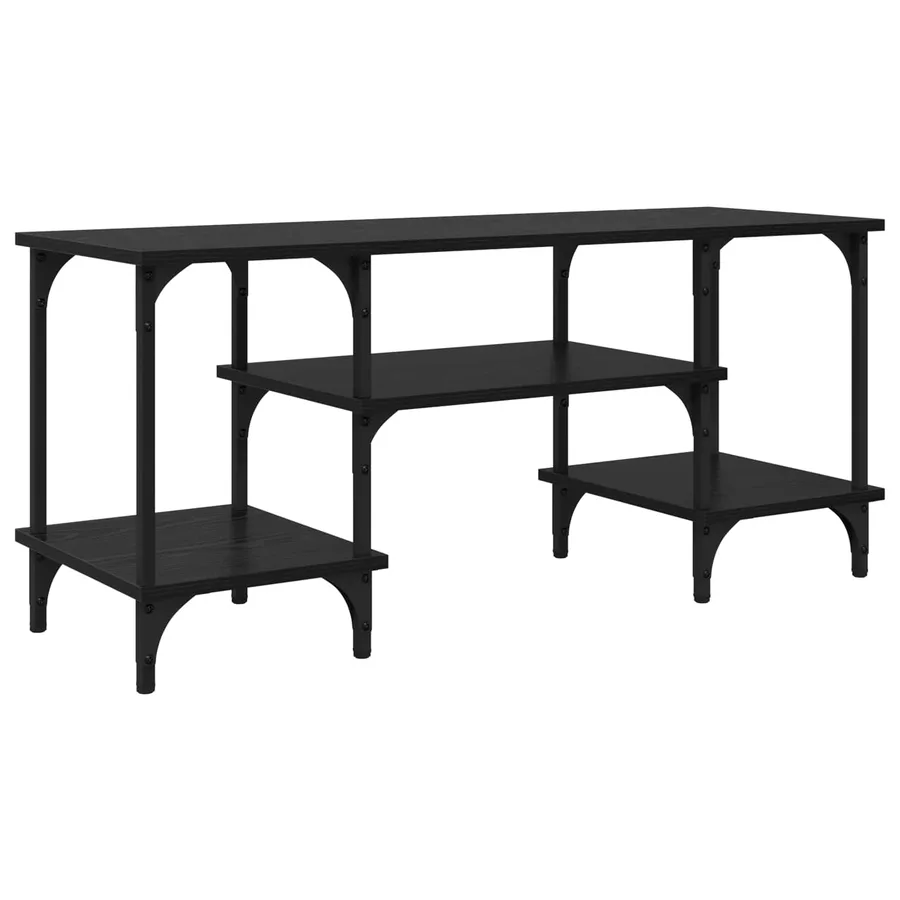 Meuble TV Chêne noir 102 x 35 x 45,5 cm - 2