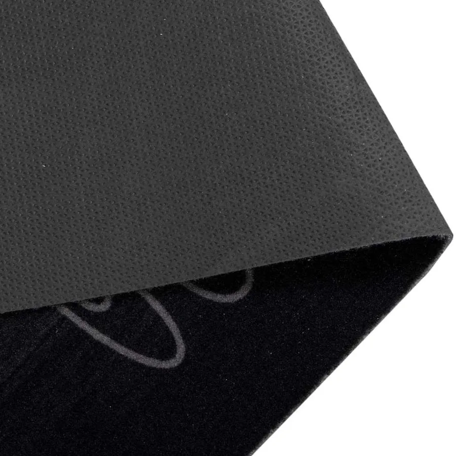 Tapis de Cuisine Couverts Noir 300 x 60 cm Velours - 4