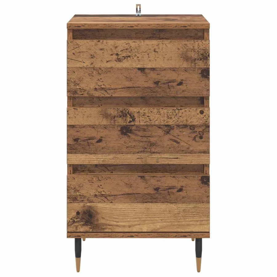 Buffet Bois ancien 35 x 40 x 70 cm Bois d'ingénierie - 6