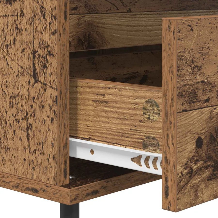 Buffet Bois ancien 35 x 40 x 70 cm Bois d'ingénierie - 9