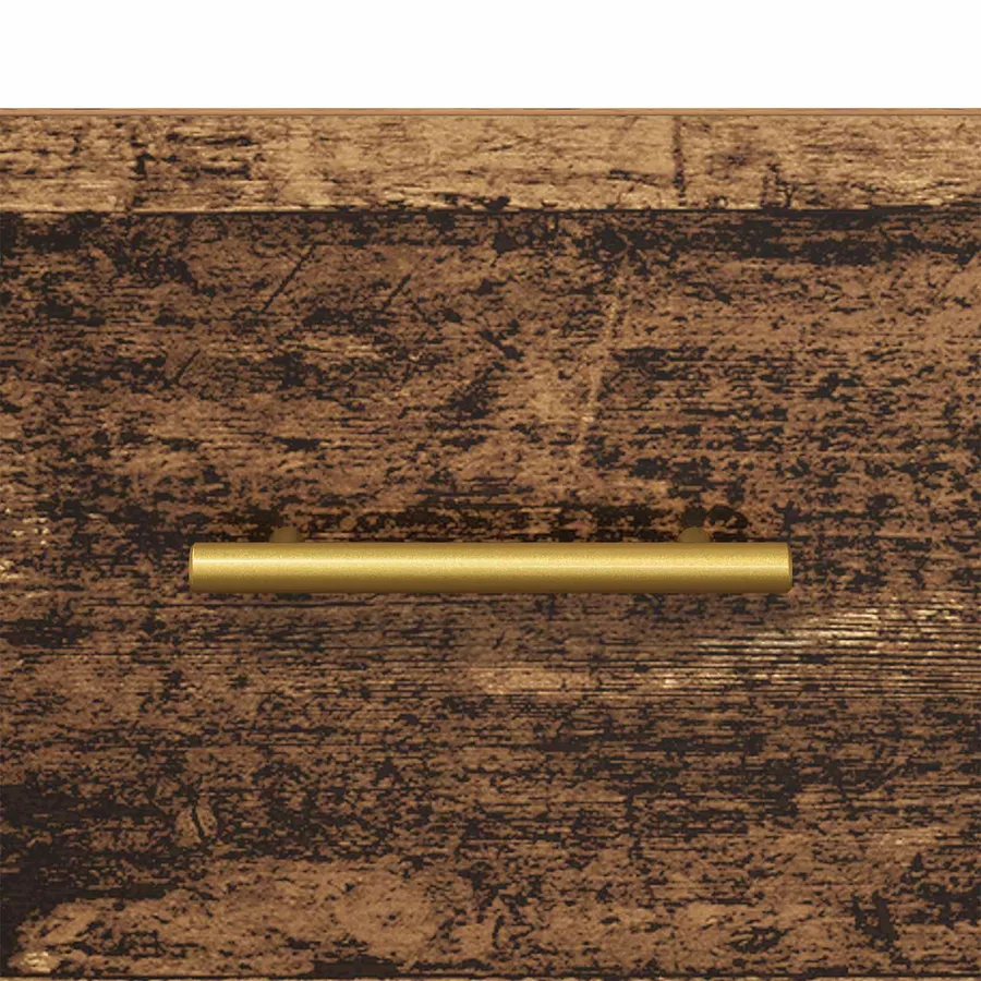 Cabinet de chevet Bois ancien 40 x 40 x 66 cm Bois d'ingénierie - 10