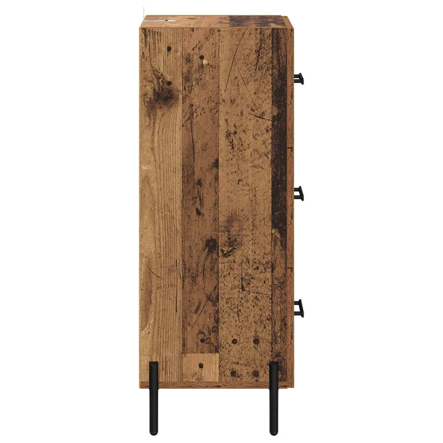 Buffet Bois ancien 34 x 34,5 x 90 cm Bois d'ingénierie - 7