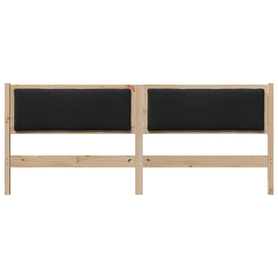 Tête de lit Autre Marron 200 cm Bois massif en pin - 4