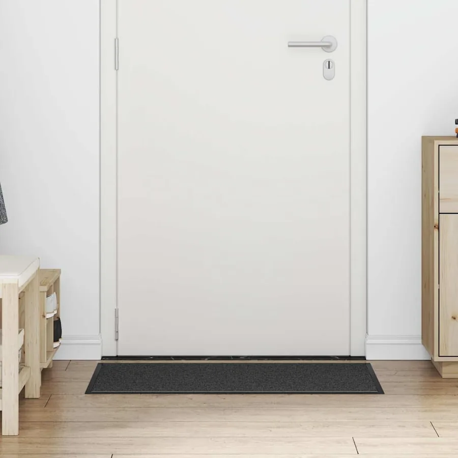Tapis d'entrée Noir 60 x 90 cm Polypropylène