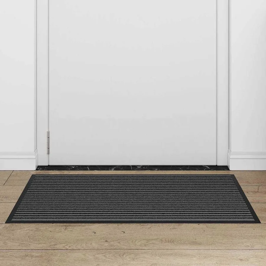 Tapis d'entrée Noir 60 x 90 cm Polypropylène - 3