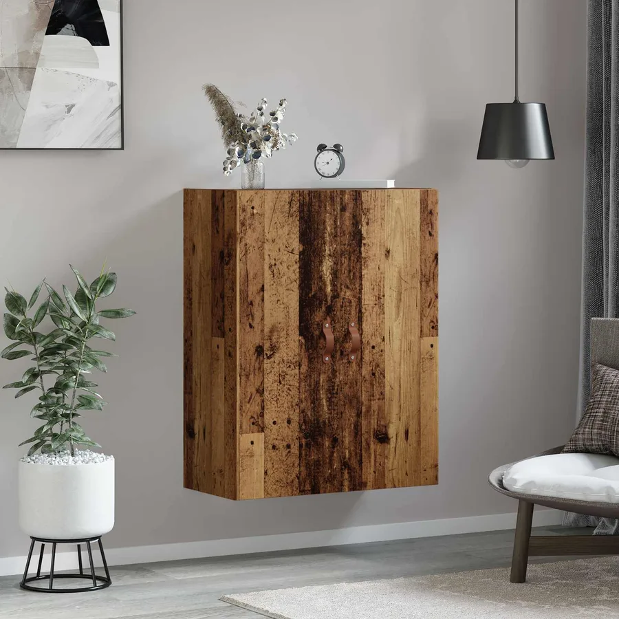 Meuble mural Bois ancien 69,5 x 34 x 90 cm Bois d'ingénierie - 4