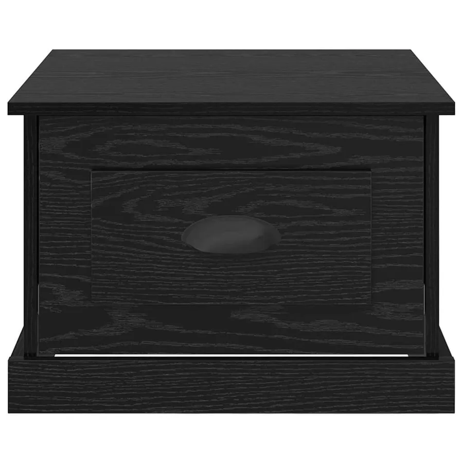 Table basse Chêne noir 50 x 50 x 35 cm Bois d'ingénierie - 6