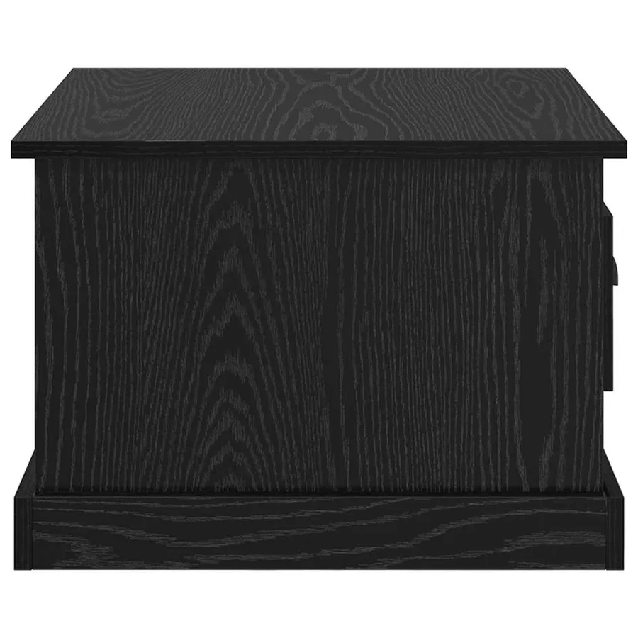 Table basse Chêne noir 50 x 50 x 35 cm Bois d'ingénierie - 7