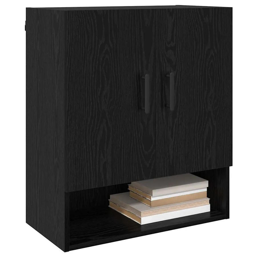 Armoire Murale Chêne noir 60 x 31 x 70 cm Bois d'ingénierie - 3