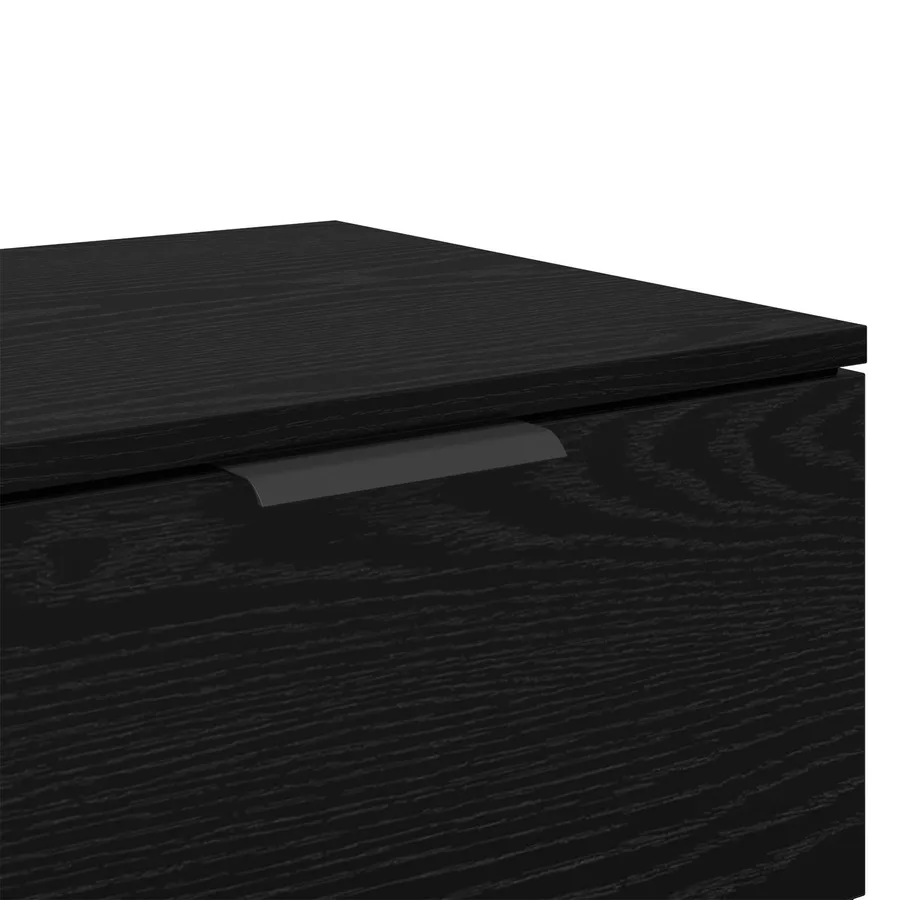 Cabinet de chevet avec tiroir 2 pcs Chêne noir 45 x 39 x 50cm - 11