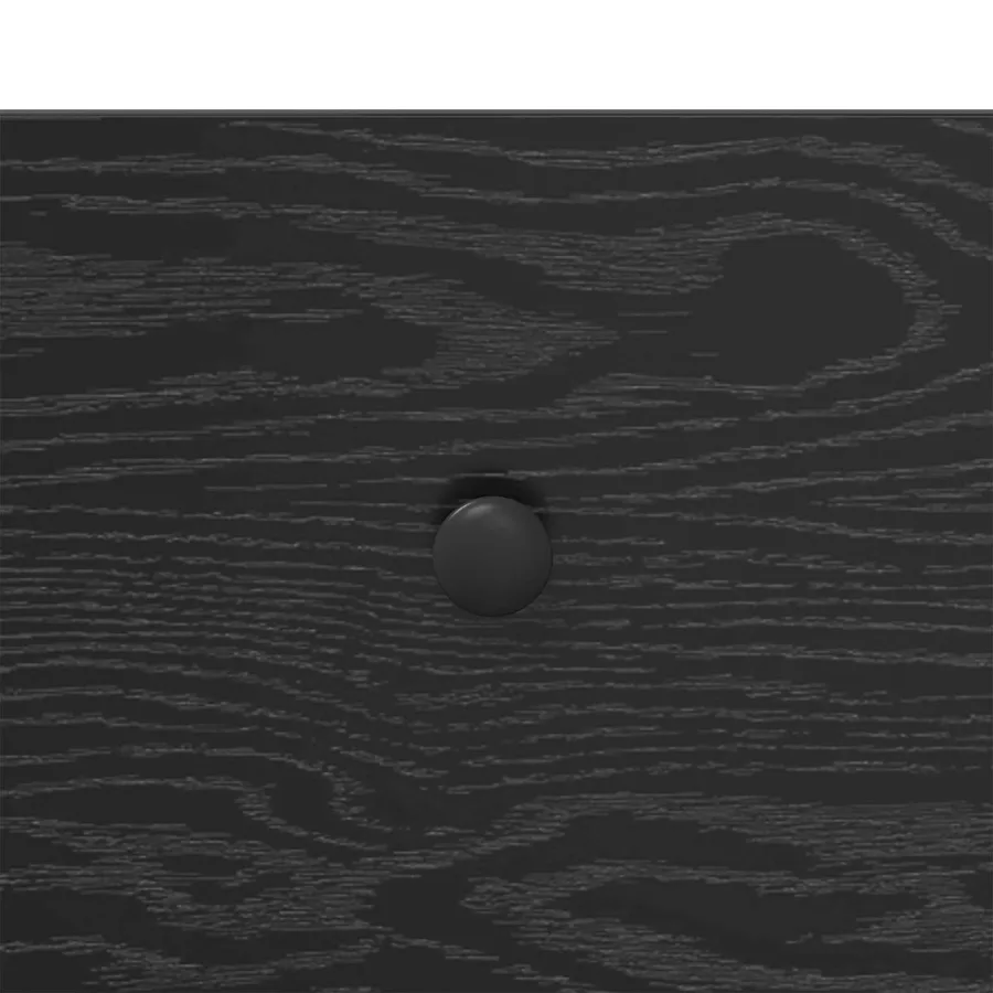 Table console Chêne noir 100 x 34,5 x 75 cm Bois d'ingénierie - 8