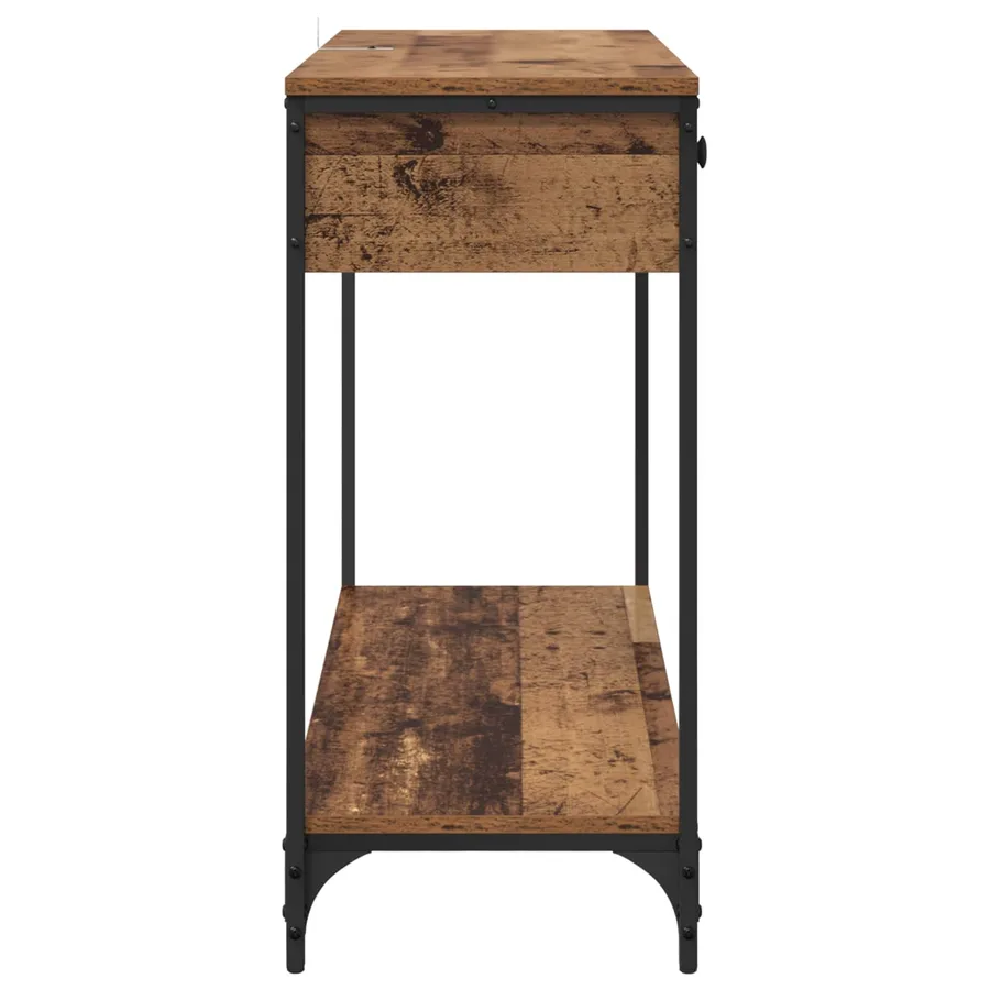 Table console Bois Ancien 100 x 34,5 x 75 cm Bois d'ingénierie - 7